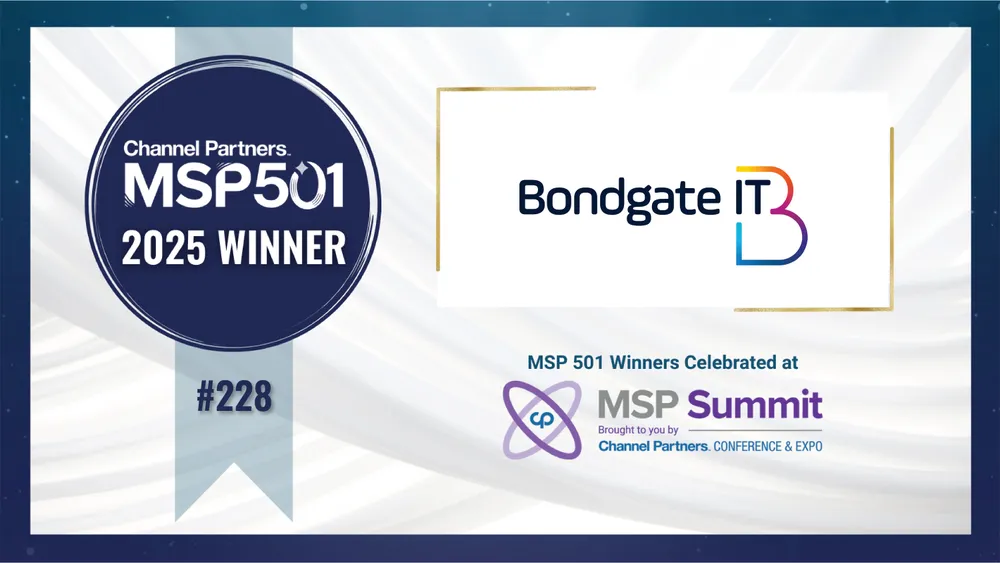 MSP501 Winner - Bondgate IT
