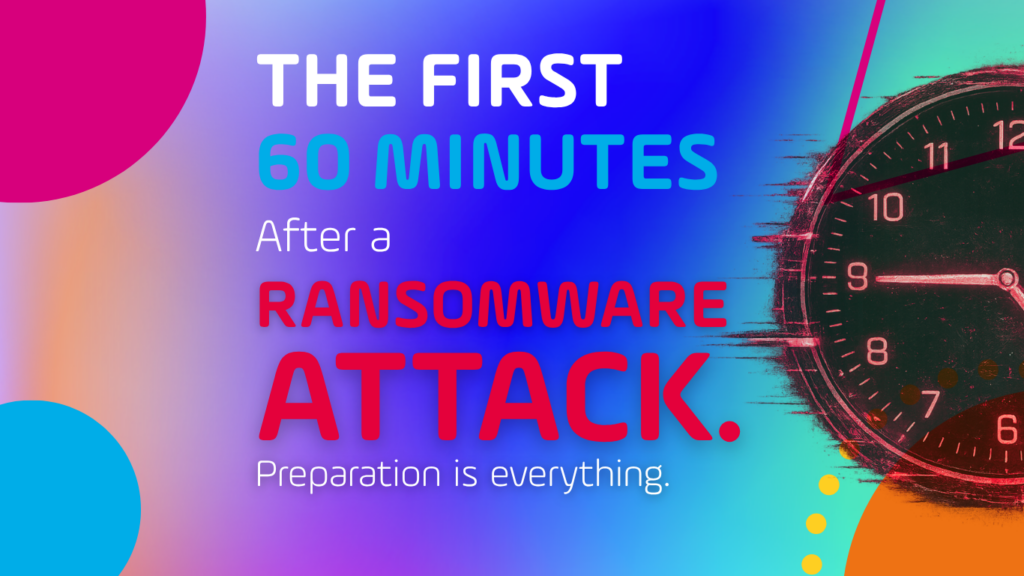 The First 60 Minutes After a Ransomware Attack