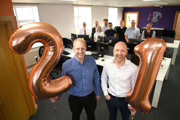 Bondgate IT team, celebrating 21st anniversary